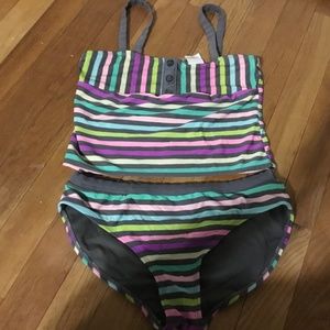Two piece bathing suit